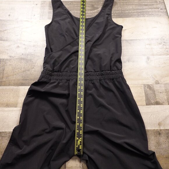 Athleta Crossback Romper Women’s Size 4 Black Stretch One-Piece‎ Athleisure - Picture 8 of 16